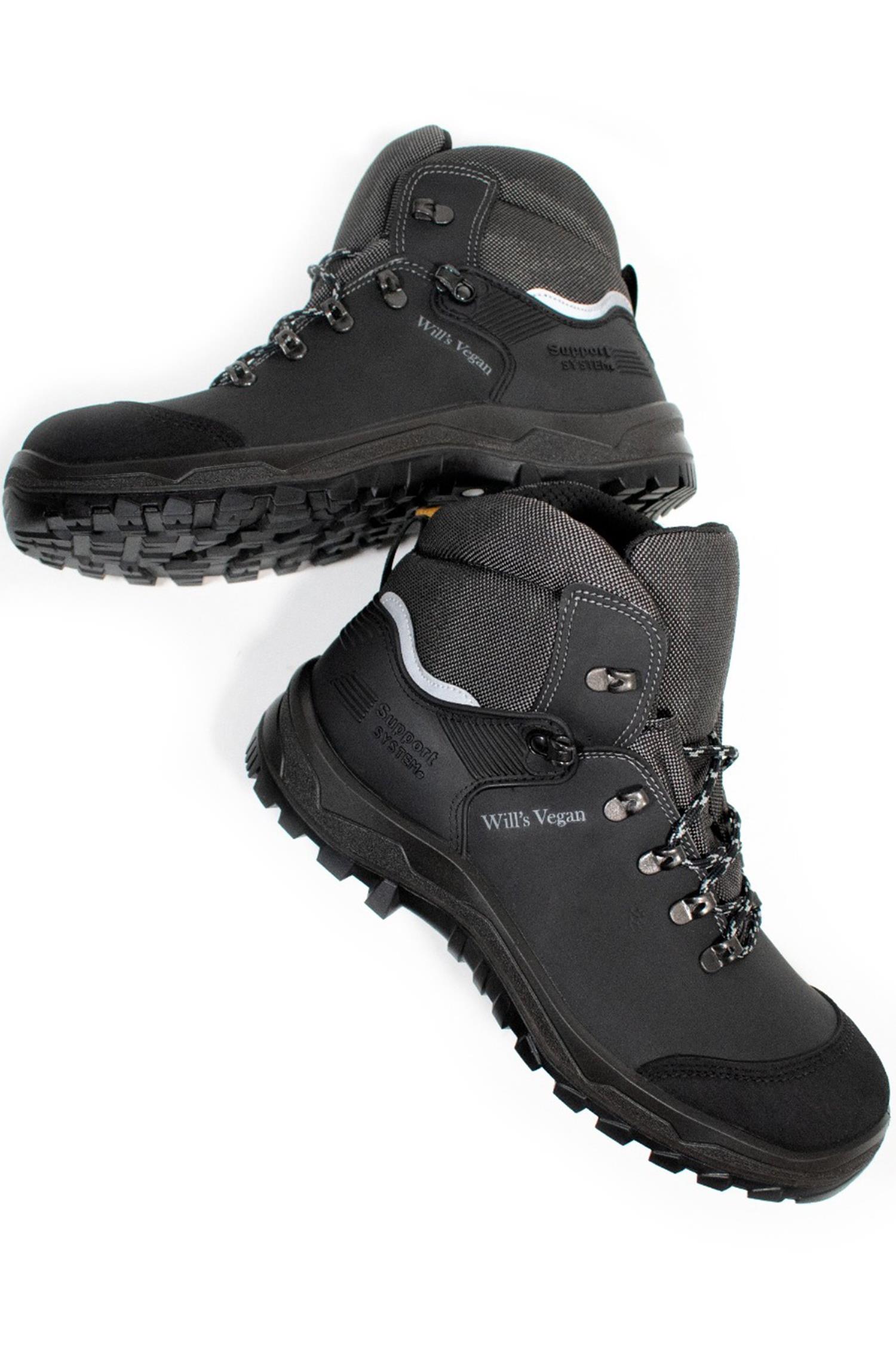 Will's Vegan Store Herren vegan Sicherheitsschuhe S3 Src Wvsport Schwarz