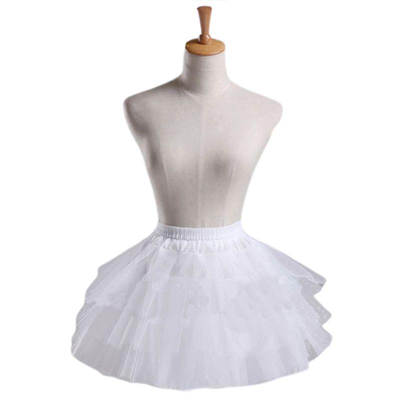 Fun Life Decor Cosplay Meid Dragen Lolita Pettiskirt Korte Geen Hoepels Petticoat Meisjes Ballet Mesh Garen Rok Petticoats