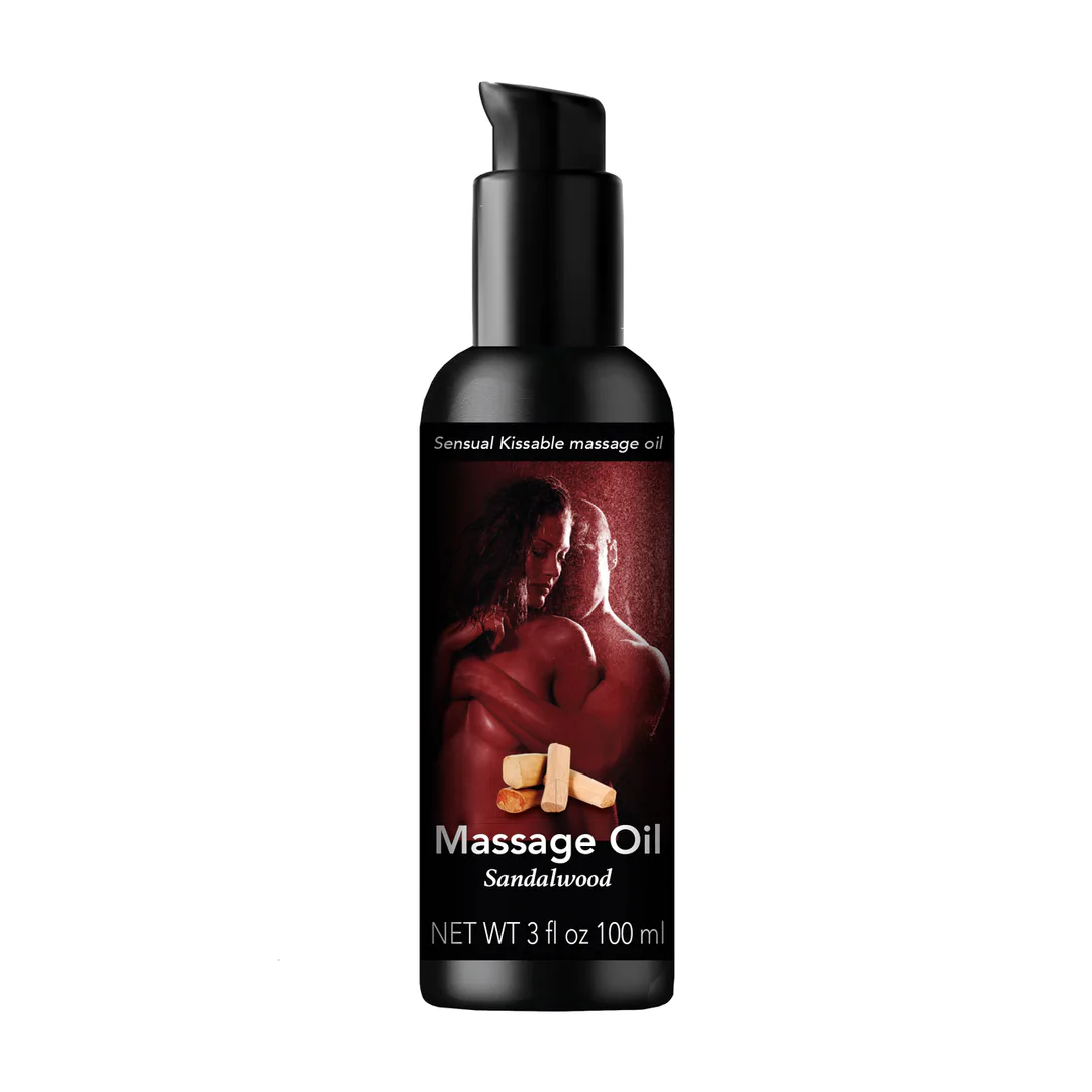 PharmQuests Kissable Massage olie met de geur van Sandalwood