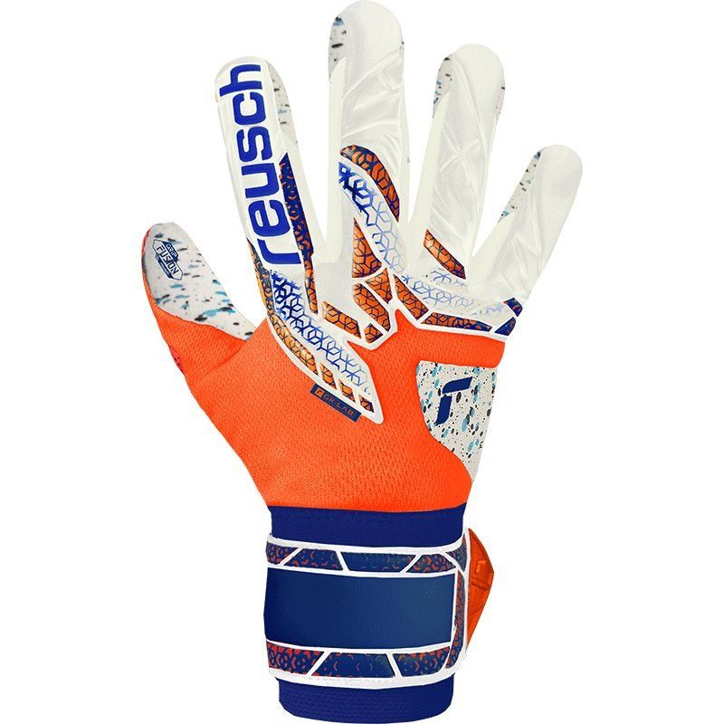 Reusch Keepershandschoenen Attrakt Fusion Energize - Oranje/Blauw/Wit