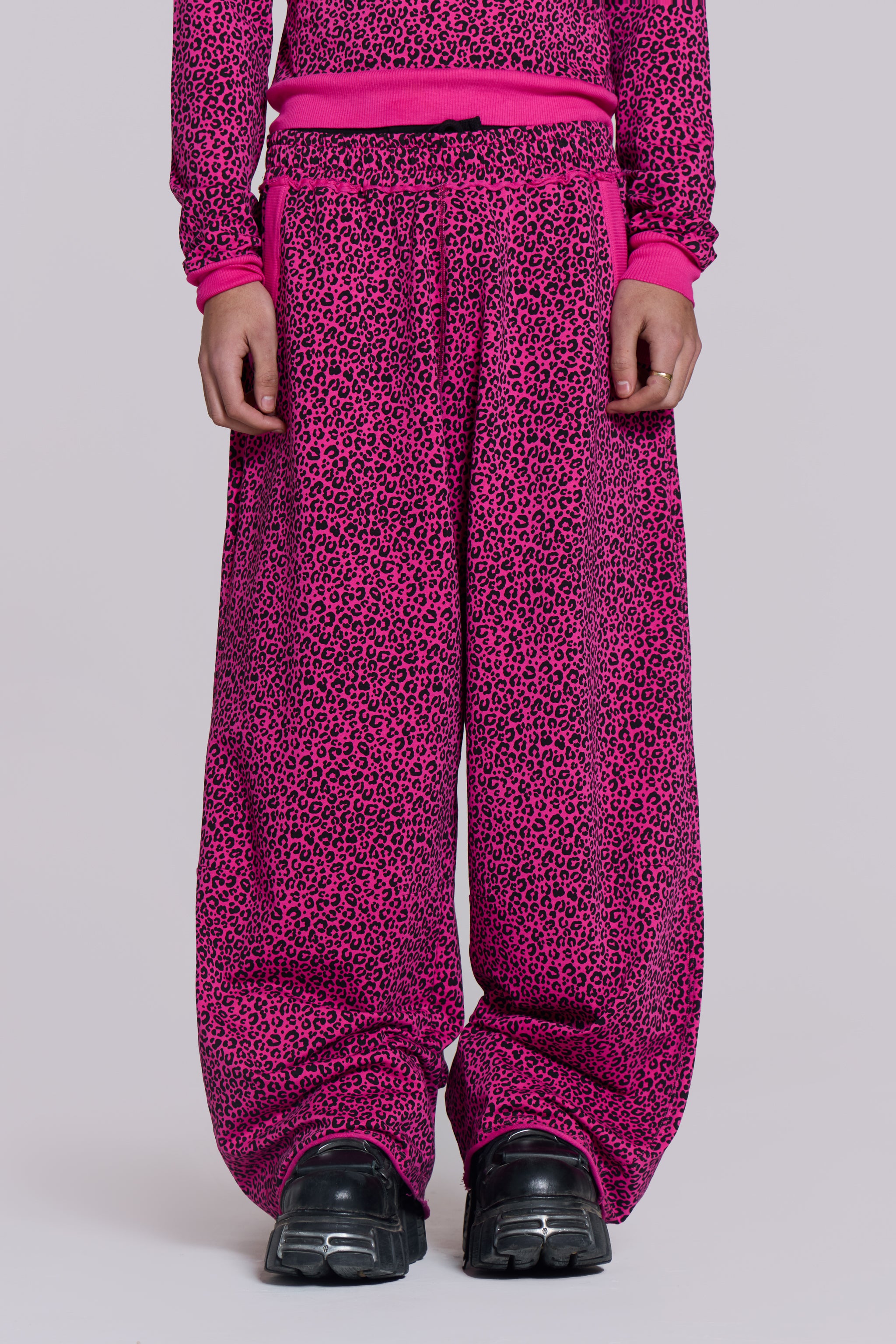 Jaded Man Pink Panther Monster Joggers