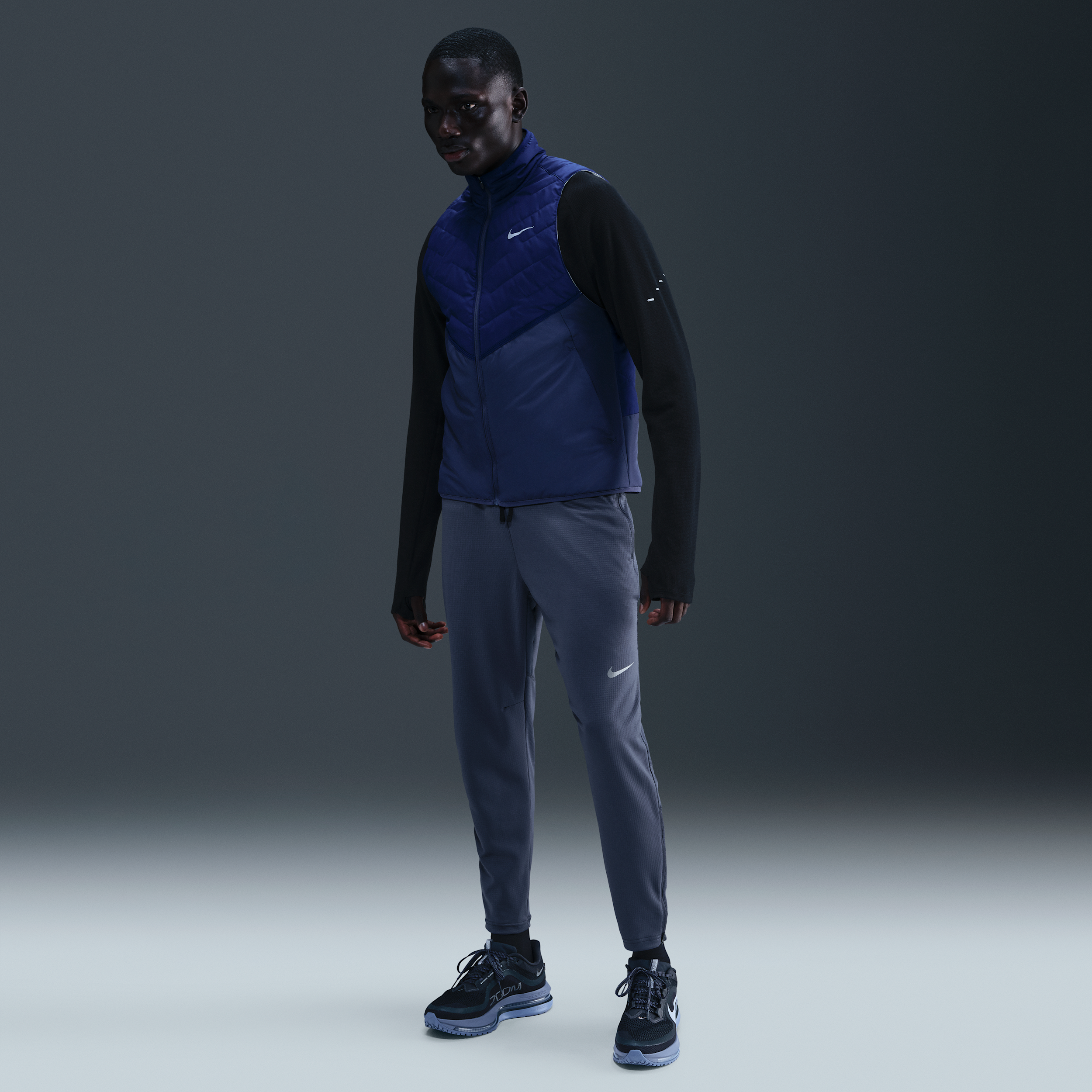 Nike Stride Dri-FIT knit hardloopbroek voor heren - Blauw