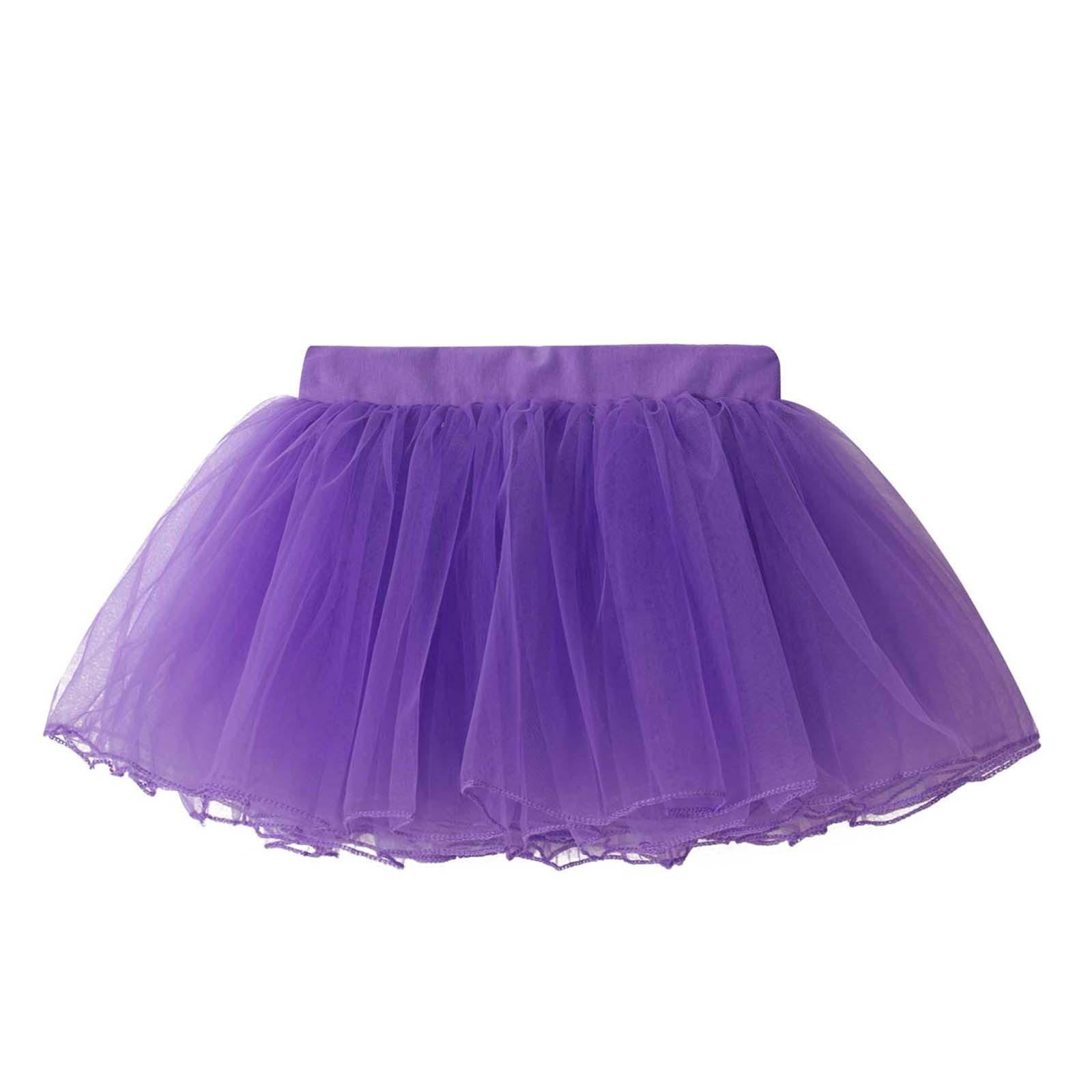 Sywiyi Kinderen Meisjes Ballet Dans Tutu Rok Basic Klassieke Elastische Taille 4 Lagen Mesh Tule Rok Kid Ballet Praktijk Turnpakje dans Jurk 11-16 Years