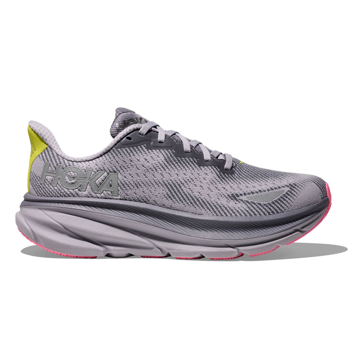 Hoka One One Hoka Clifton 9 GTX hardloopschoenen Grey Skies/Foggy Grey dames