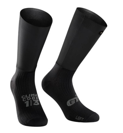 Assos GTO winter fietssokken zwart unisex