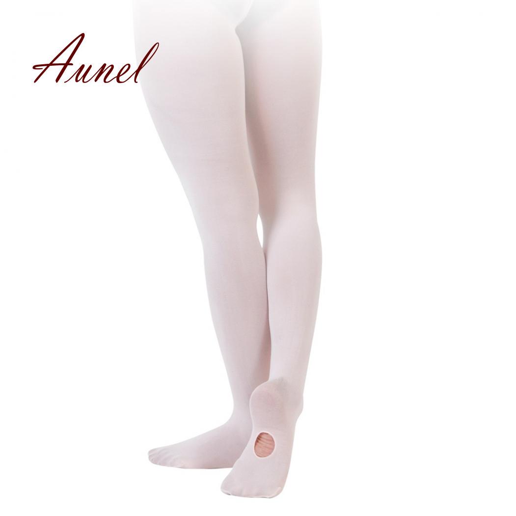 Zoeneed Nylon sokdanspanty met voetenballet voor volwassen kinderen M