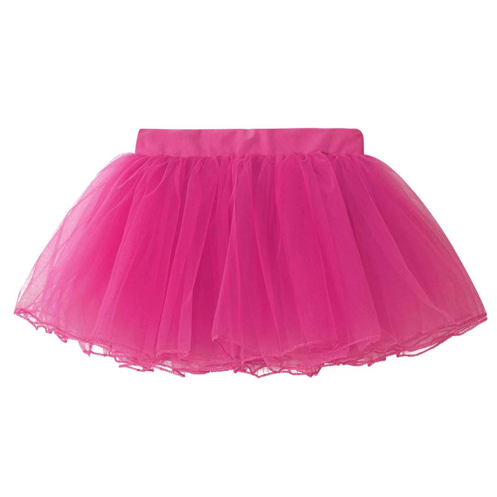 IEFiEL 2 Kinderen Meisjes Ballet Dans Tutu Rok Basic Klassiek 4 Lagen Mesh Tule Rok Ballet Praktijk Dans Rok 6-11 Years
