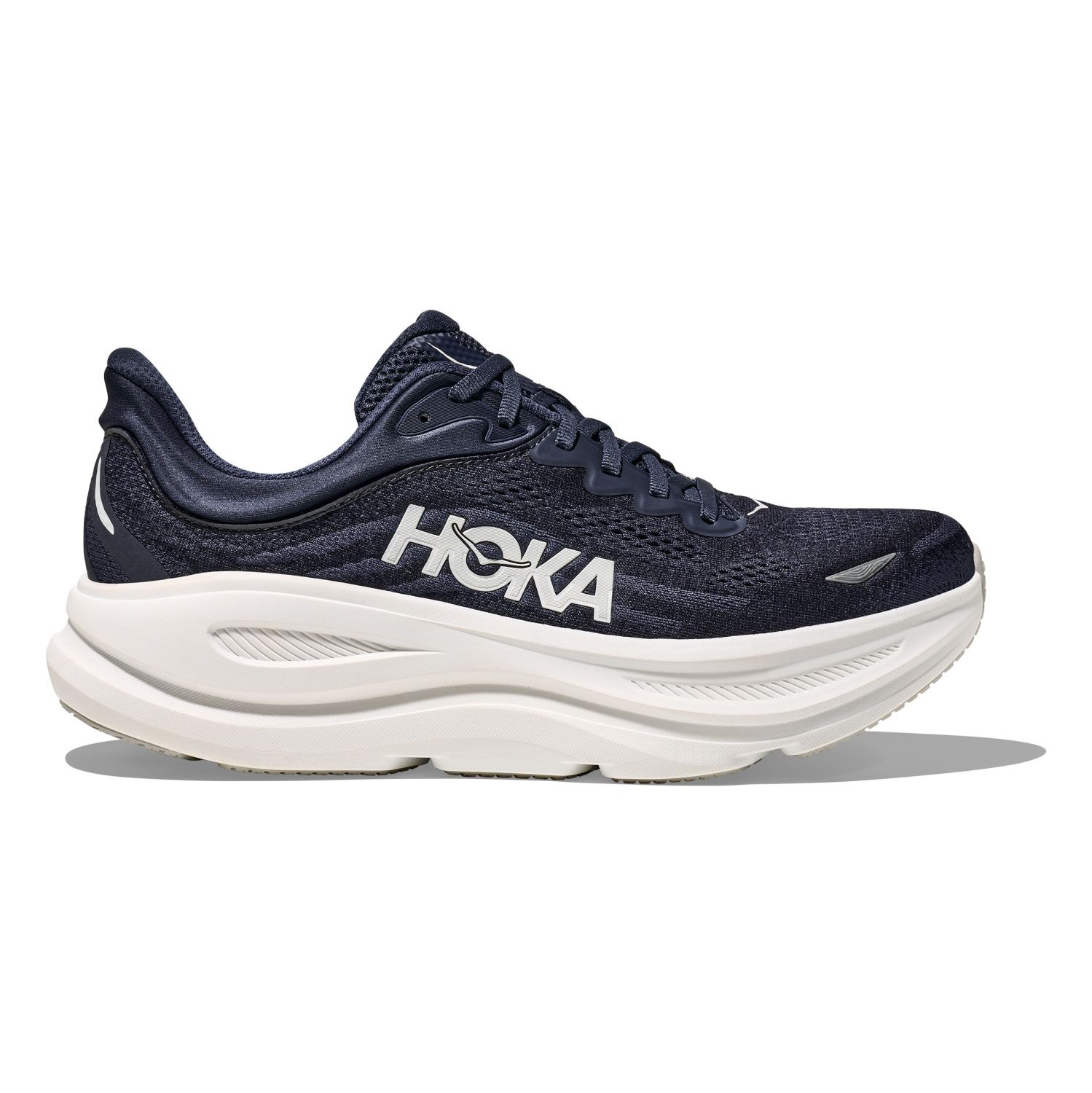 Hoka One One Hoka Bondi 9 WIDE hardloopschoenen Varsity Navy/White heren