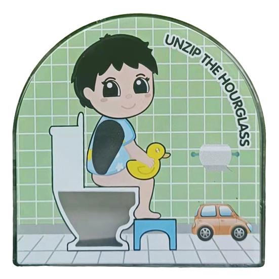 Ouzhan Toilet Zandloper 5 Minuten Decompressie Compact Toilet Zandloper Multifunctionele Timer Toilet Gadgets F