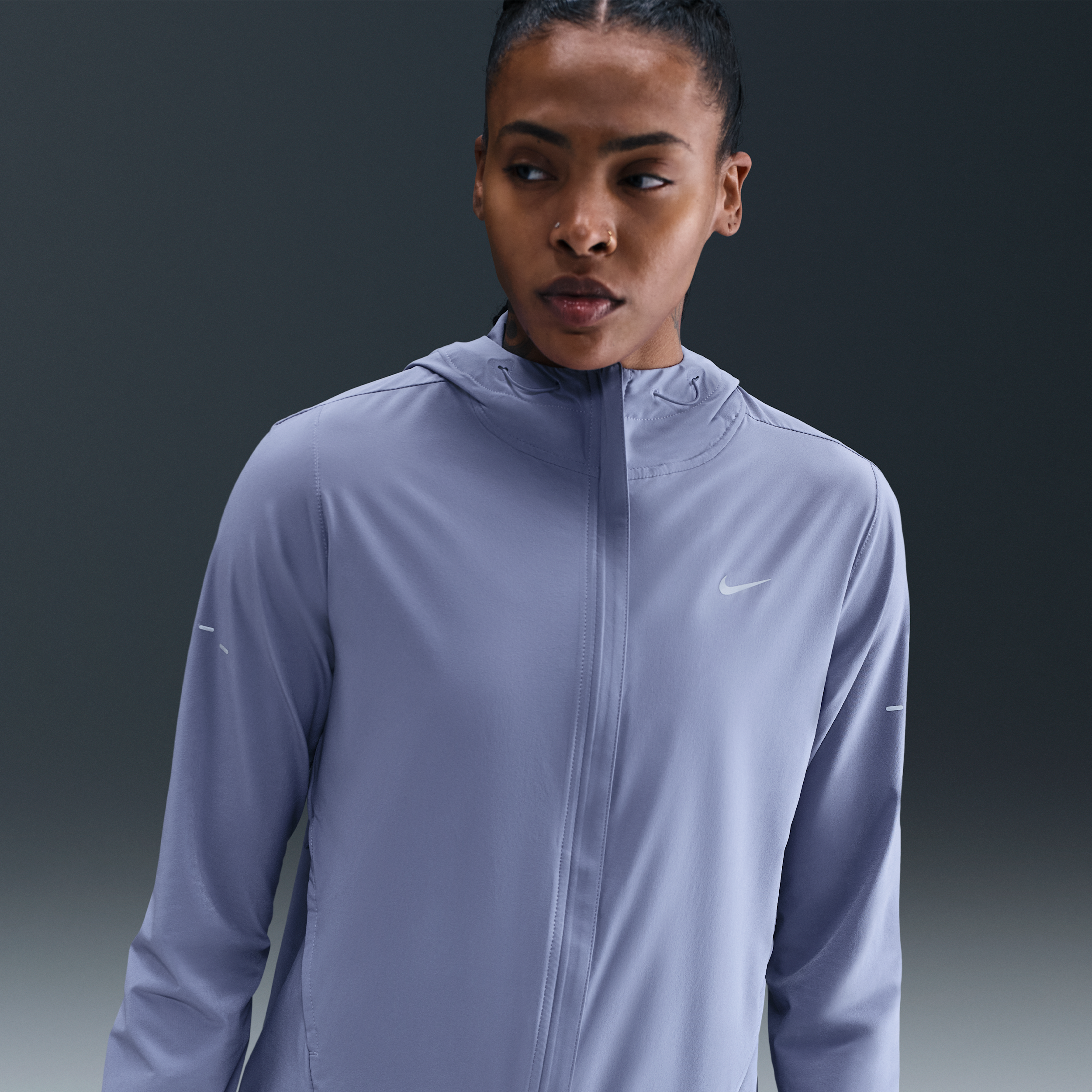 Nike Swift Repel opvouwbaar jack voor dames - Blauw