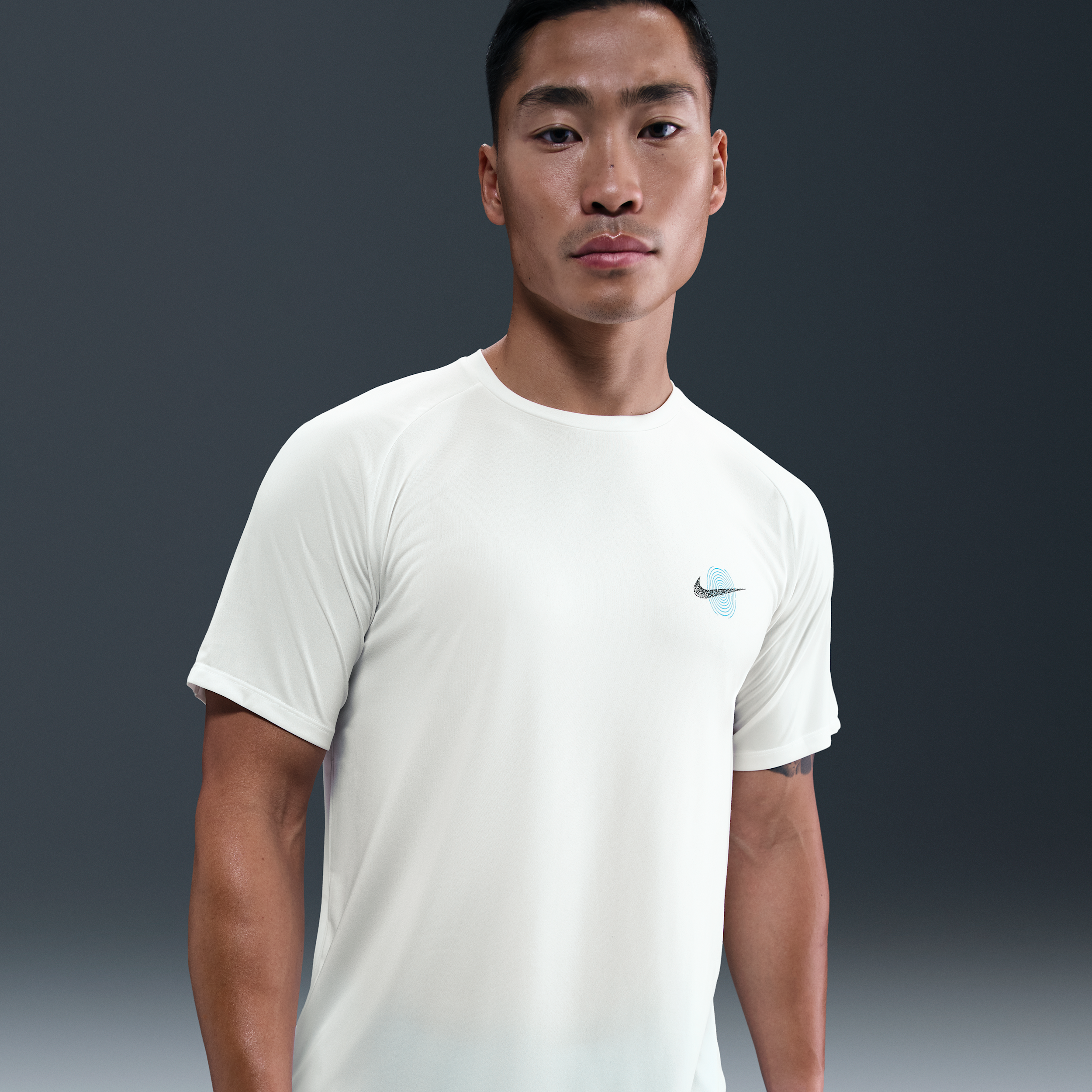 Nike Stride Dri-FIT ADV hardlooptop met korte mouwen voor heren - Wit