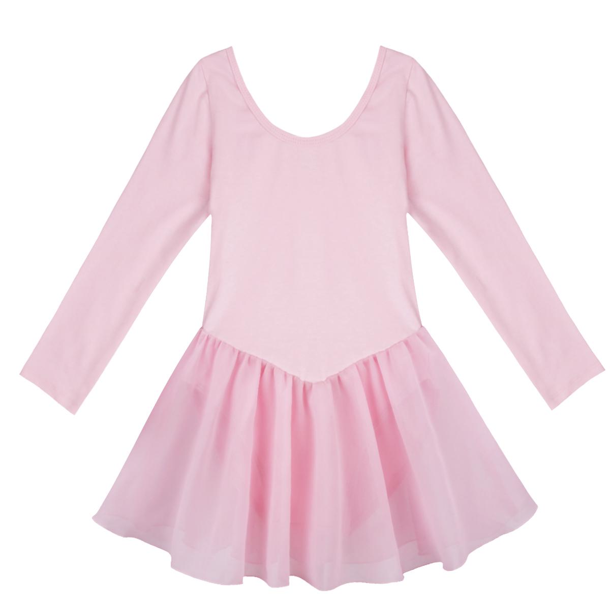 IEFiEL Meisjes Ballet Jurk Kinderen Danskleding Kinderen Ballet Kostuums Meisjes Dans Turnpakje Danskleding 8-10 Years roze