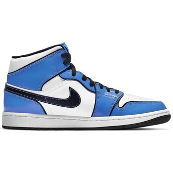 Nike Basketbalschoenen  Air Jordan 1 Mid Retro Signal Blue SE