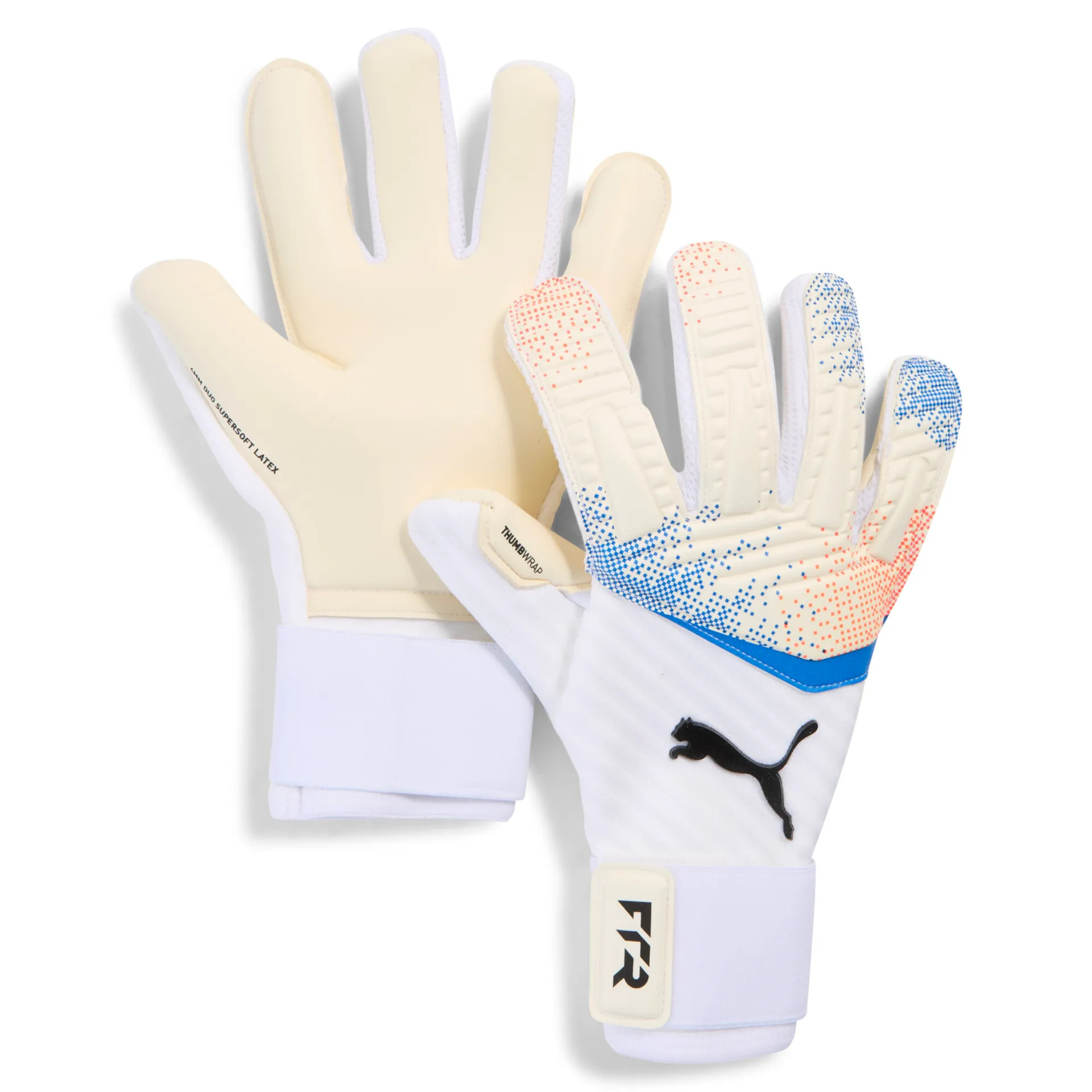 Puma Future Pro Hybrid White Glowing Red Blue - Keepershandschoenen - Maat 7