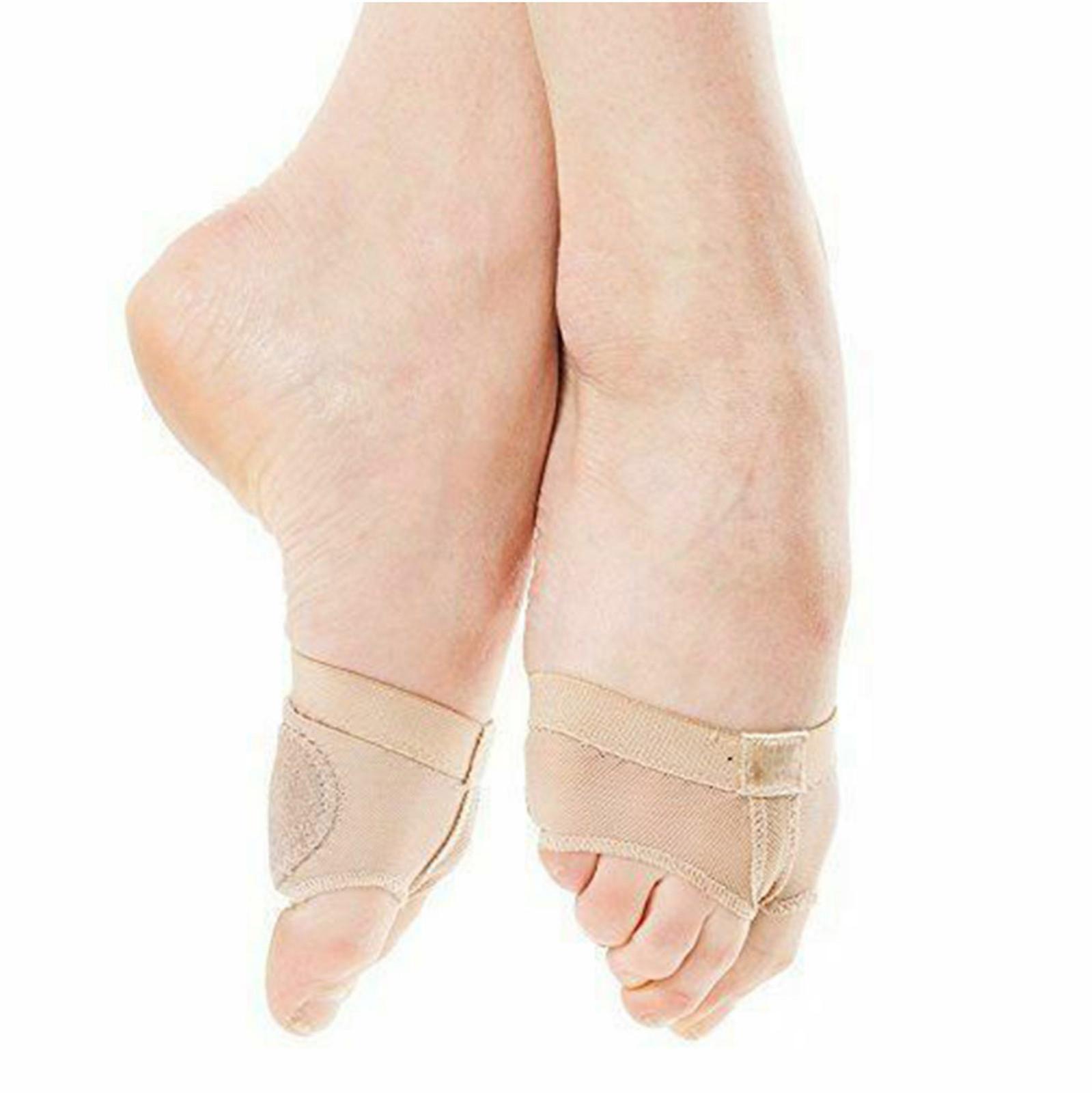 Tabajw Ademend Voor Ballet Gymnastiek Dans Beschermende Teen Voorvoet Pad Sokken S℃℃35-36℃℃ beige