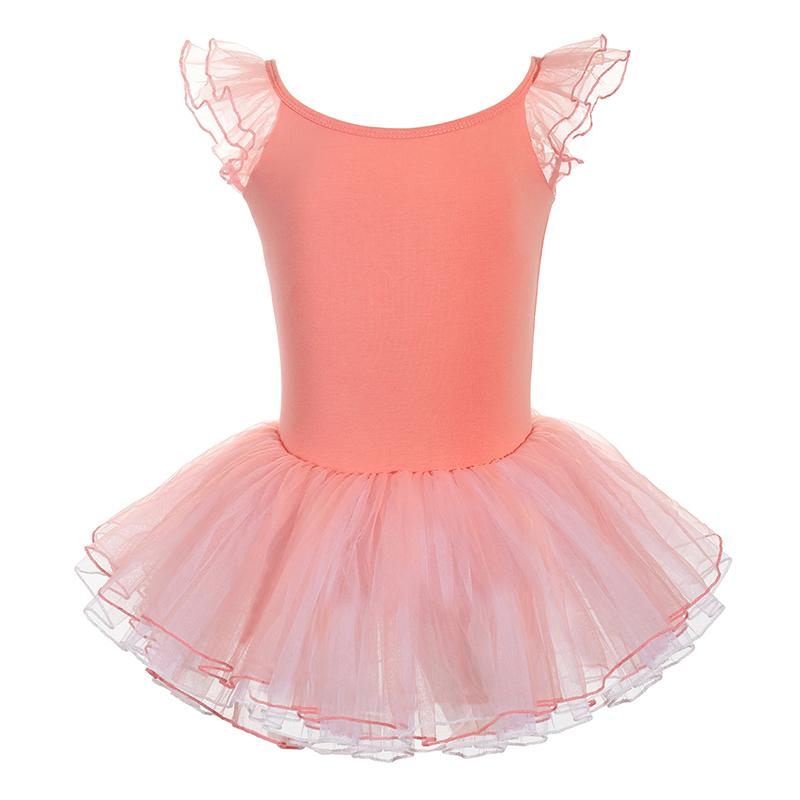 Love dance,love life Meisjes Kinderen Dans Maillots voor Ballet Dansjurk Open Rug Mouwloos Balletjurk Podium Performance Kostuums 110