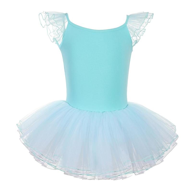Love dance,love life Meisjes Kinderen Dans Maillots voor Ballet Dansjurk Open Rug Mouwloos Balletjurk Podium Performance Kostuums 110