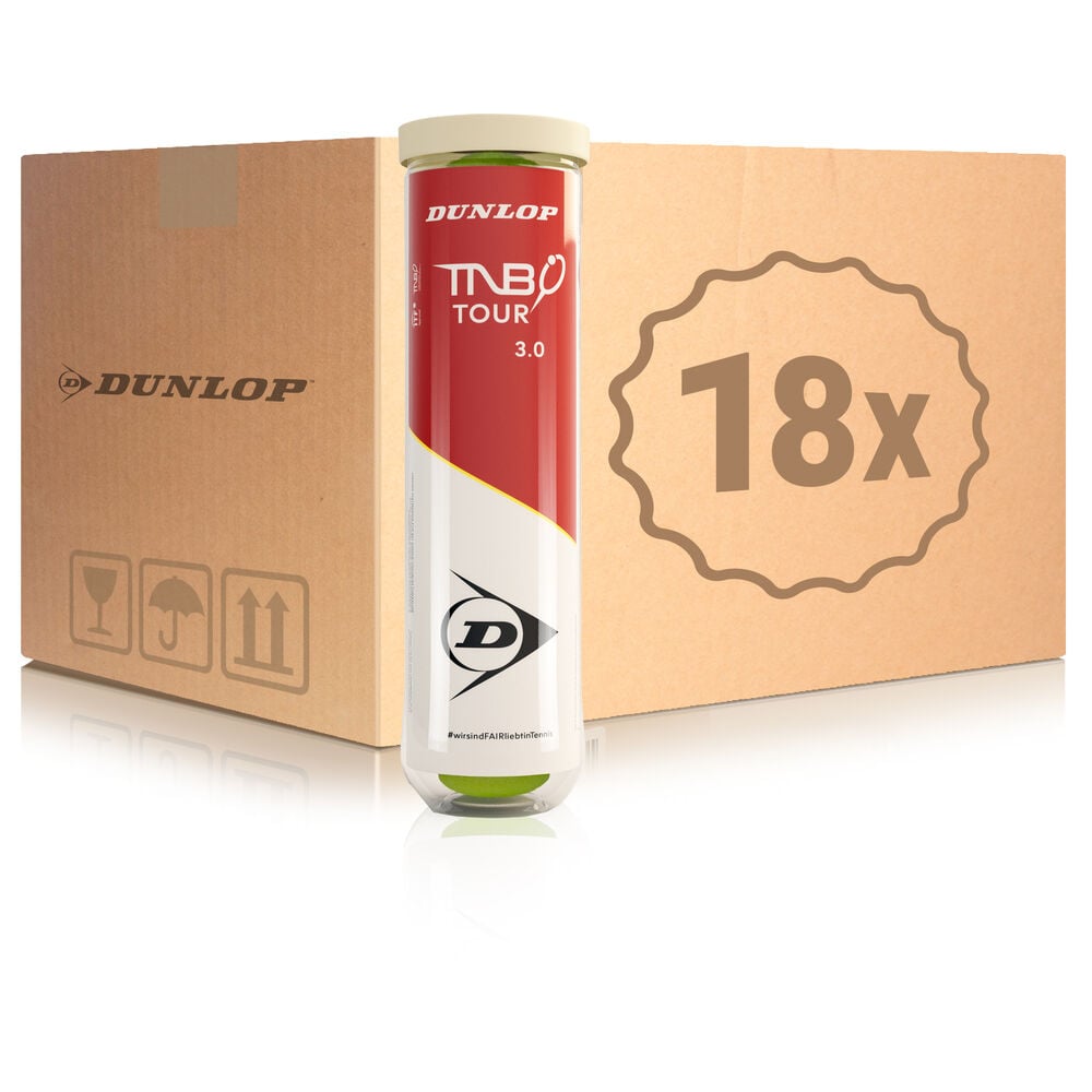 Dunlop 18x verpakking 4 stuks TNB Tour 3.0