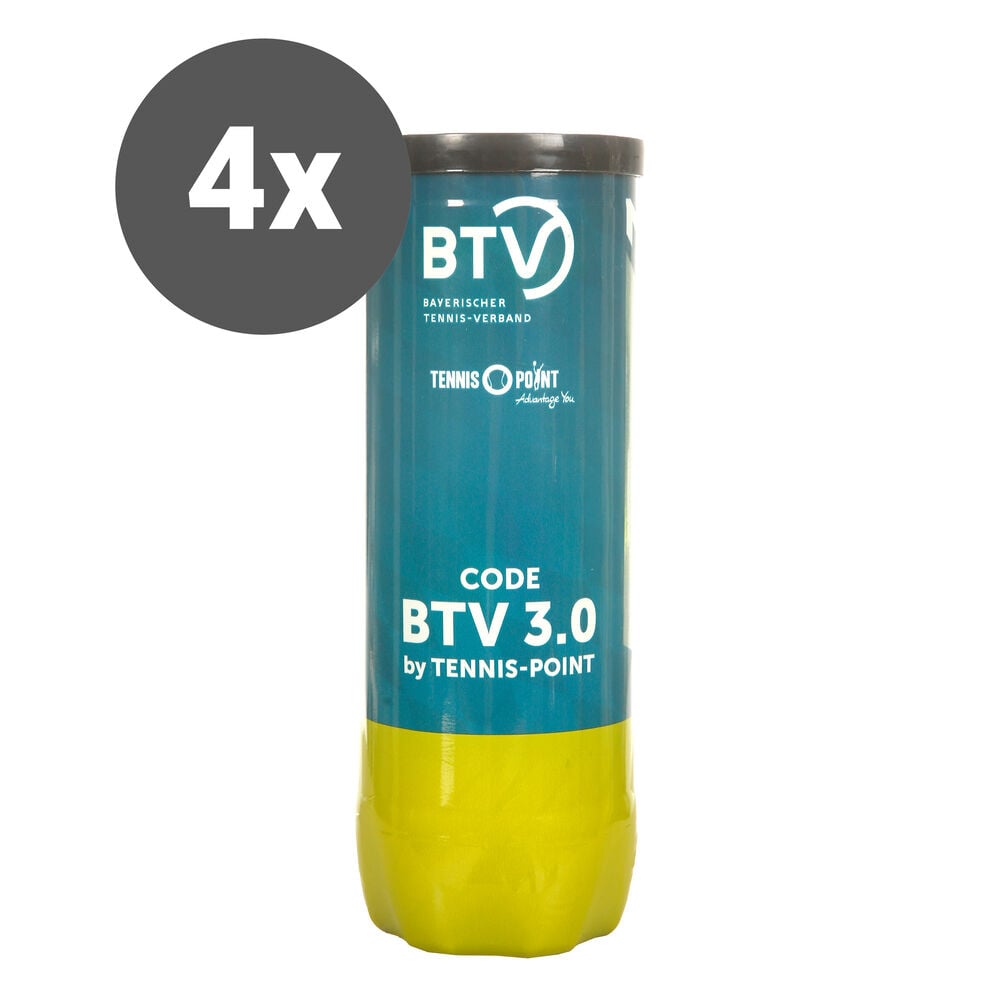 BTV Verpakking 3 stuks Spieltagspaket 4x Code  3.0 by Tennis Point