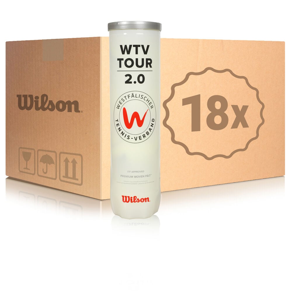 Wilson 18x verpakking 4 stuks WTV TOUR 2.0