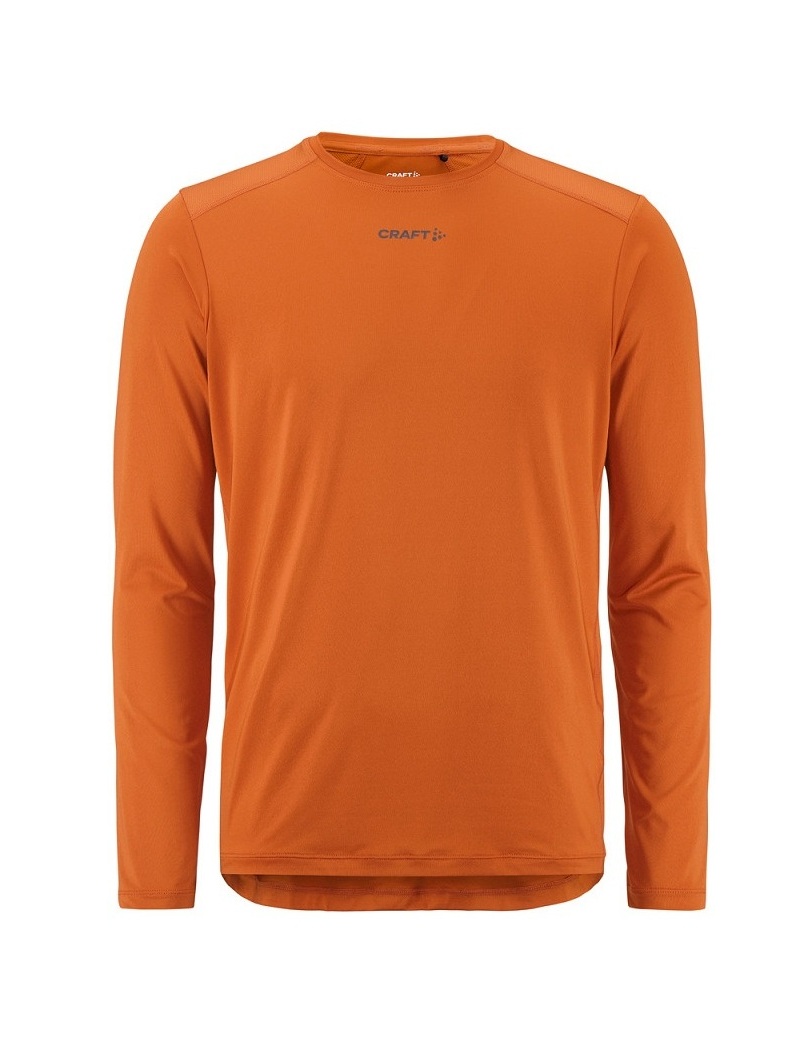 Craft ADV Essence lange mouw hardloopshirt 2 oranje heren