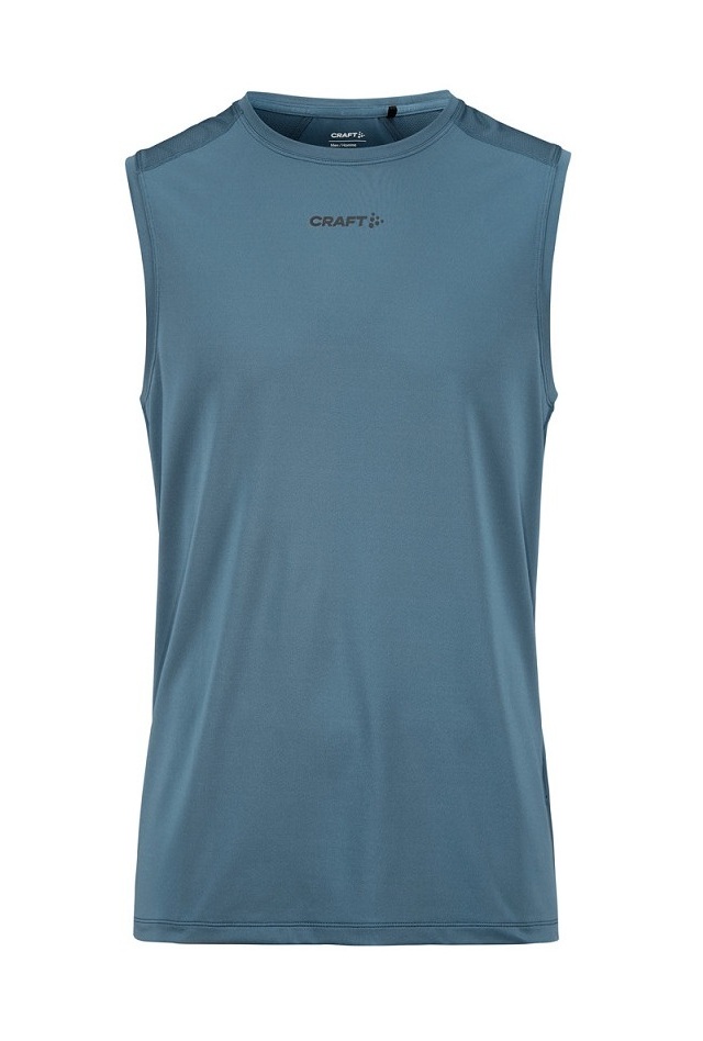 Craft ADV Essence hardloopshirt mouwloos 2 blauw heren