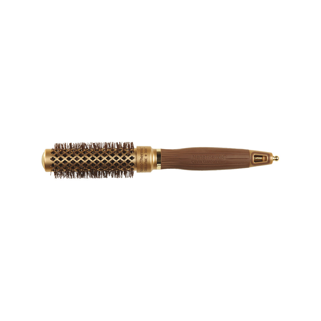 Olivia Garden Expert Blowout Shine Wavy Goud/Bruin 25mm