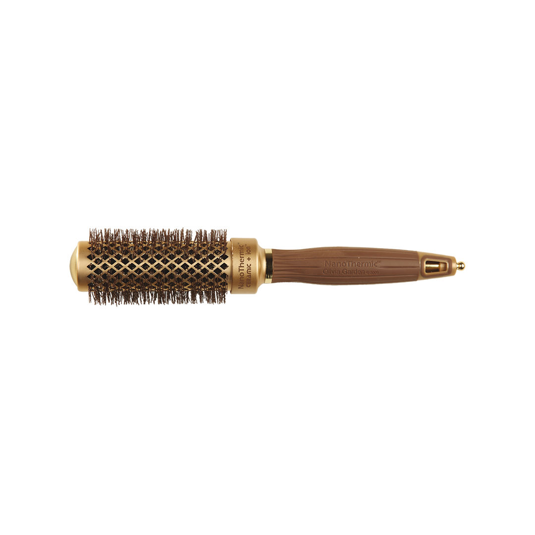 Olivia Garden Expert Blowout Shine Wavy Goud/Bruin 35mm