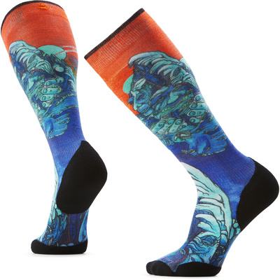 SmartWool Heren Ski Targeted Cushion Winter Haze Print Sokken