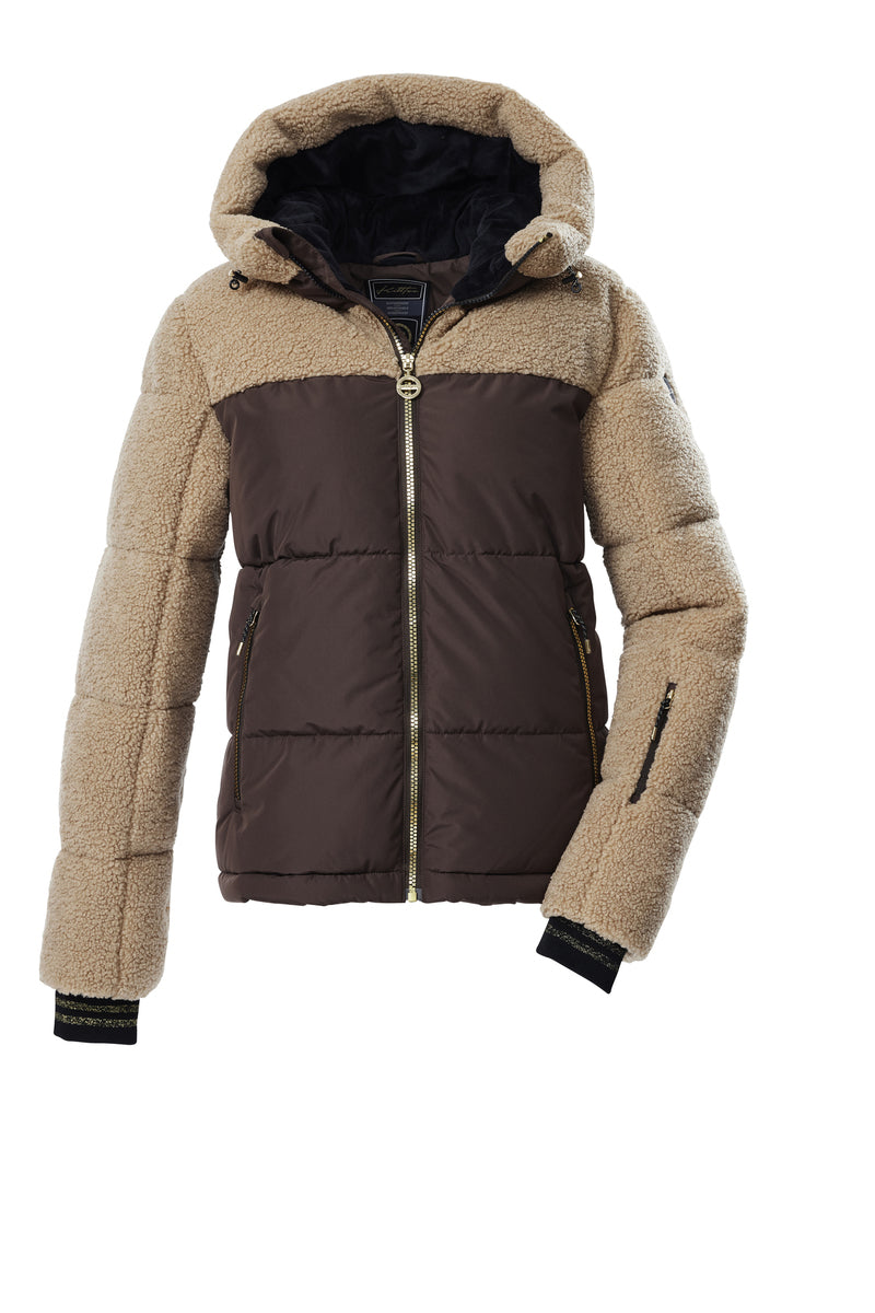 Killtec KSW 111 ski jas dames bruin/beige