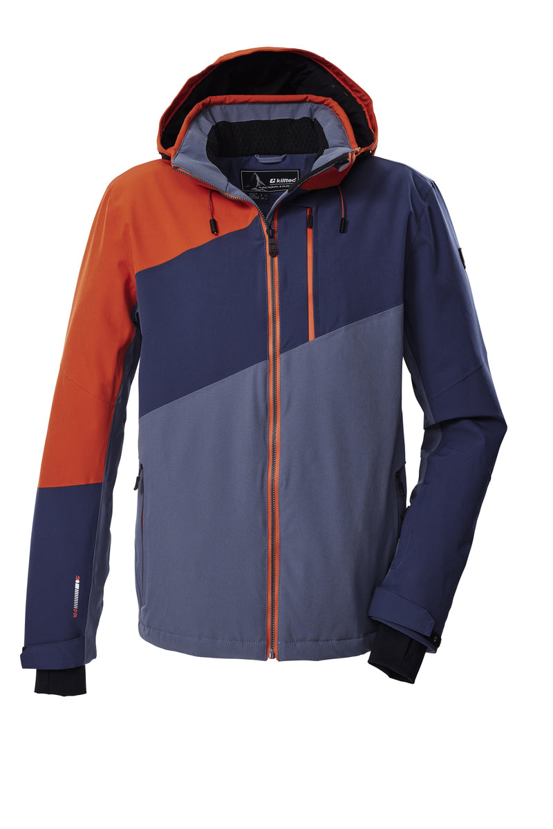 Killtec KSW 32 ski jas heren blauw/oranje