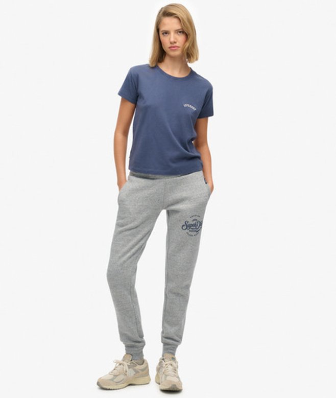 Superdry Premium Script Entry Joggingbroek Grey