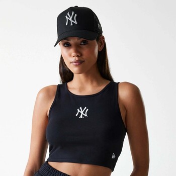 New-Era Sport BH  Wmns Mlb Midi Le Crop Tank Neyyan Blk