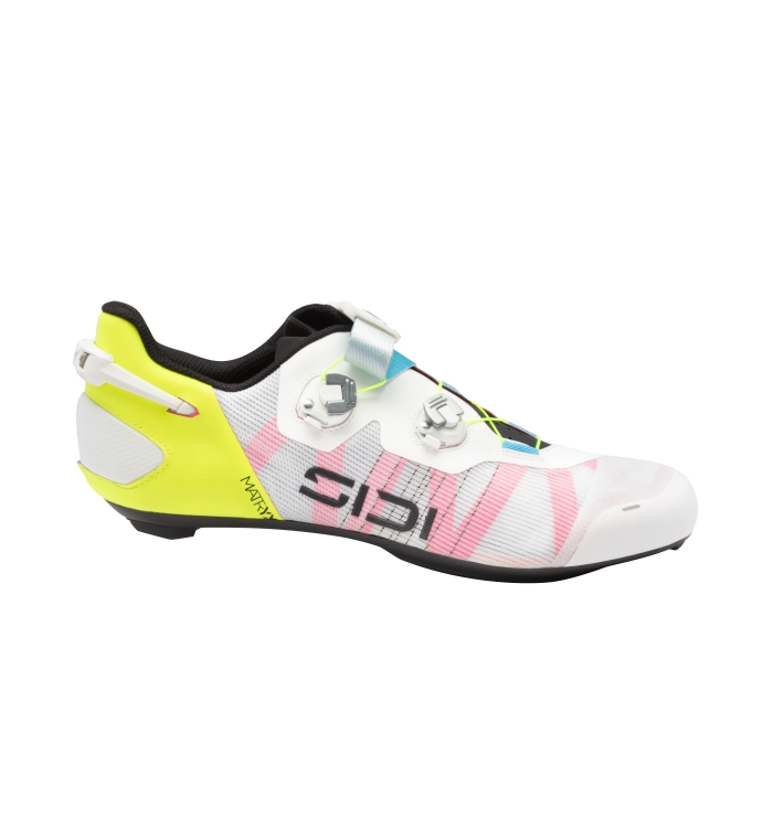 Sidi Wire 3 fietsschoenen wit/geel heren