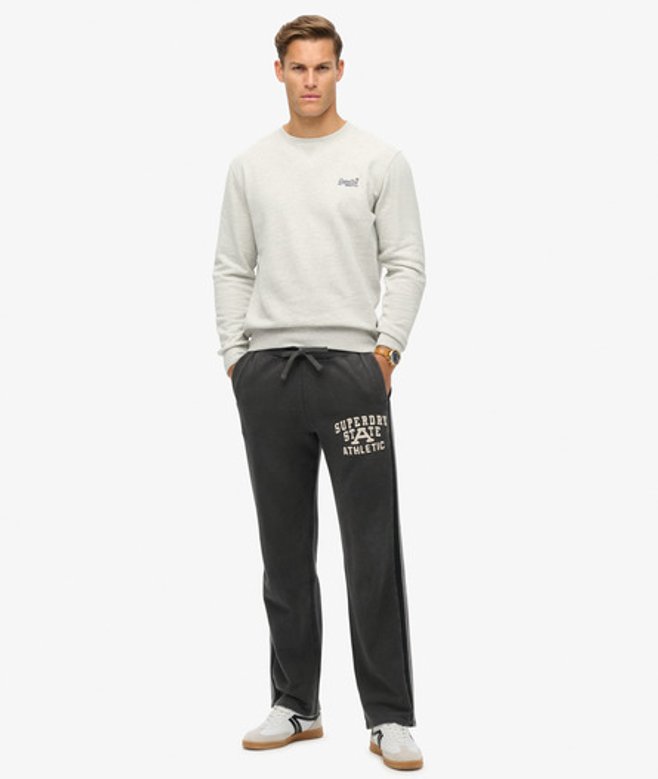 Superdry Vintage Athletic Joggingbroek Zwart