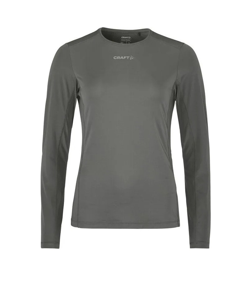 Craft ADV Essence 2 hardloopshirt lange mouw grijs dames