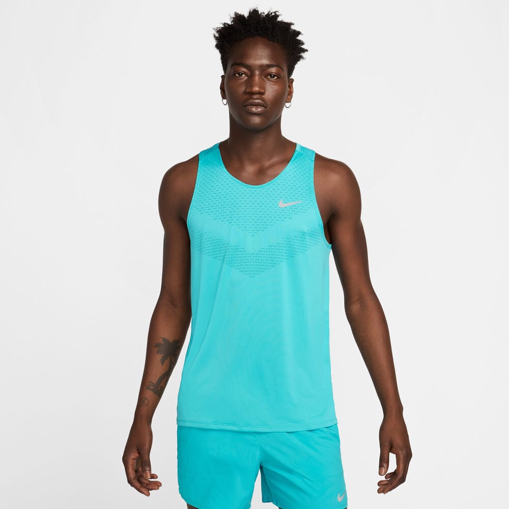 Nike Stride Tanktop Heren-Turkoois