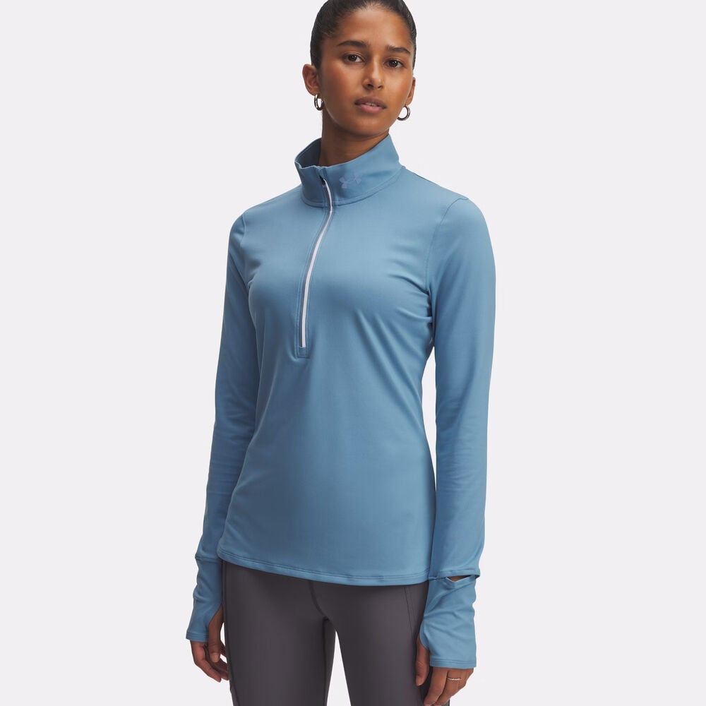 Under Armour Launch Pro Half-Zip Longsleeve Dames-Blauw