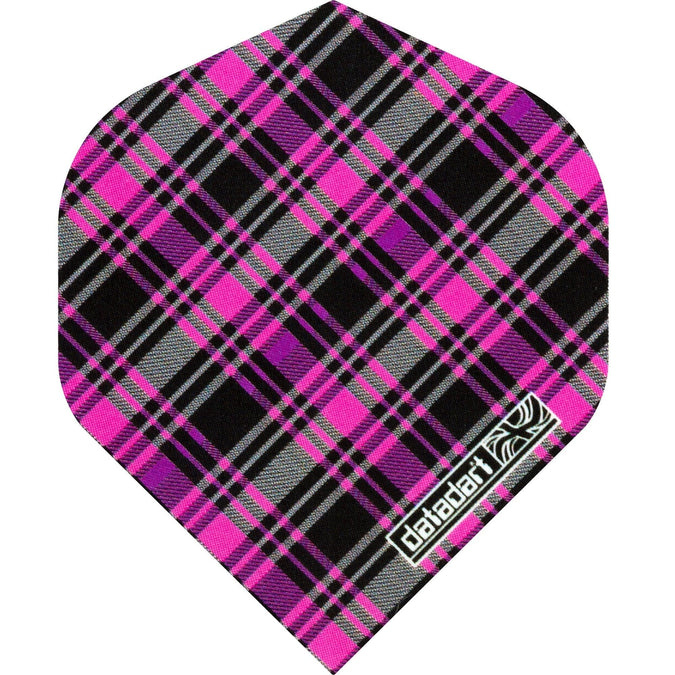 Datadart s Dart Flights - Tartan Roze