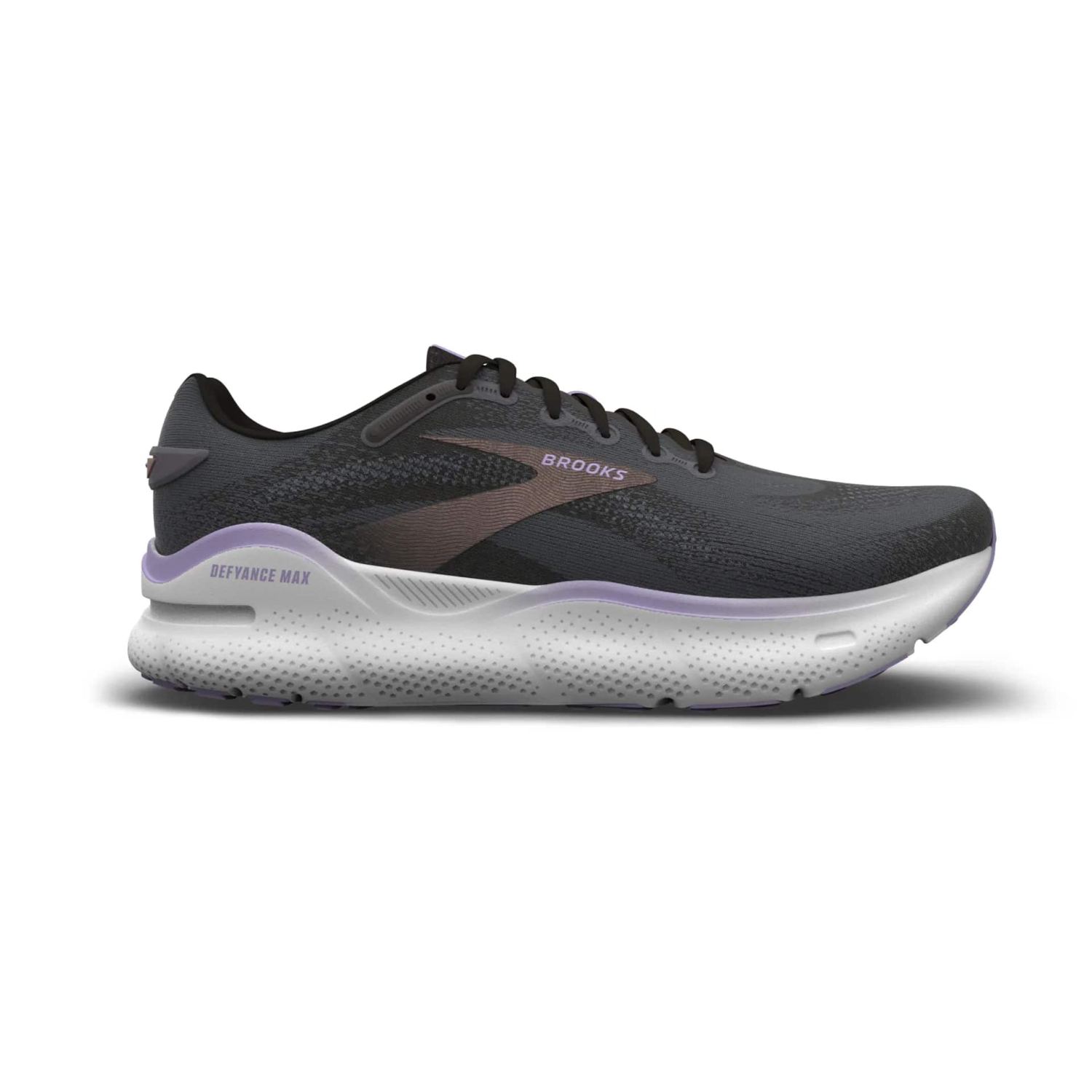 Brooks Defyance Max hardloopschoenen zwart/roze/paars dames