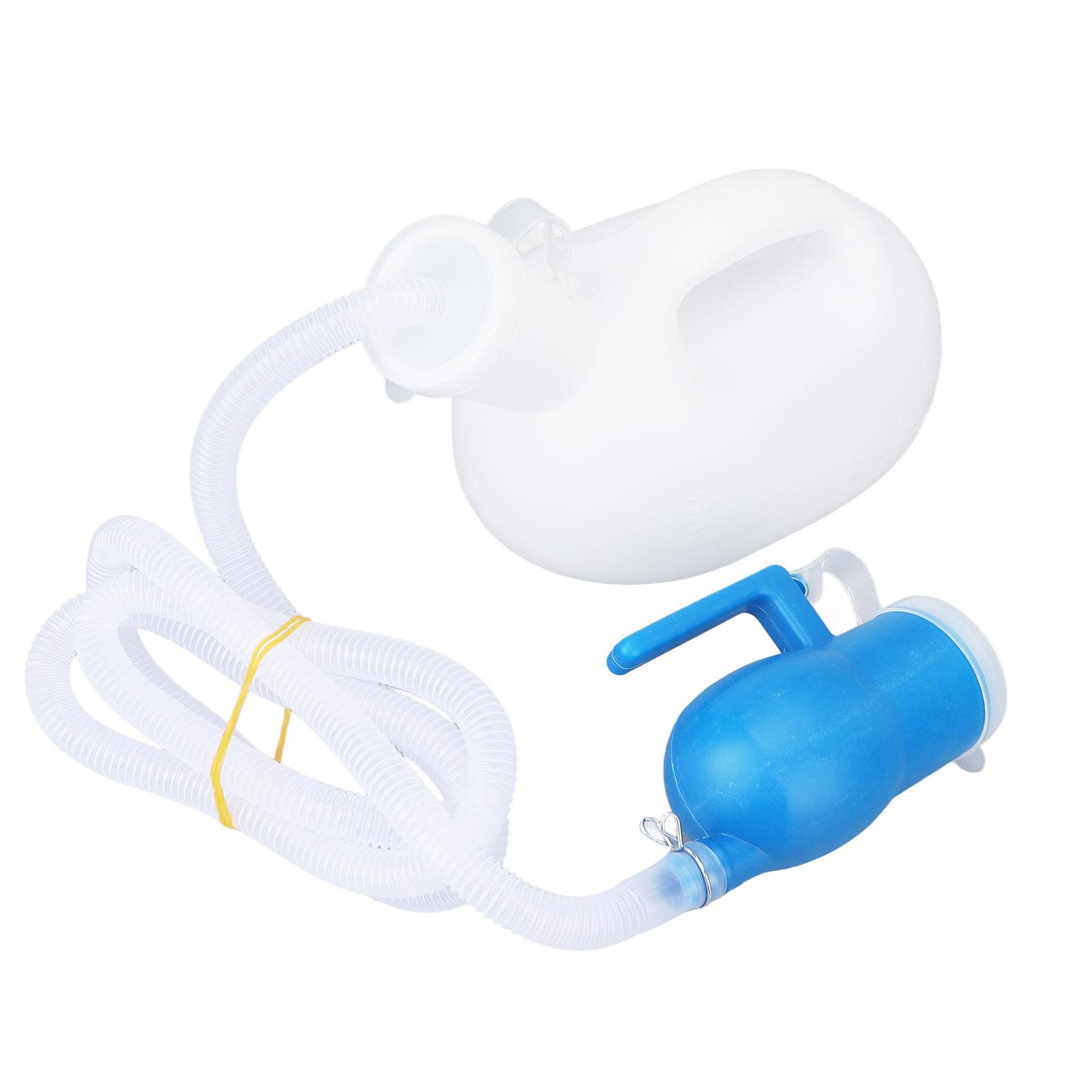 GoolRC 2000ml Urinefles Grote Capaciteit Goede Afsluiting Verdikt Draagbare Plasfles voor Thuis Ziekenhuis De wit