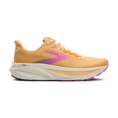 Brooks Ghost 17 hardloopschoenen Apricot/Grey/Pink dames