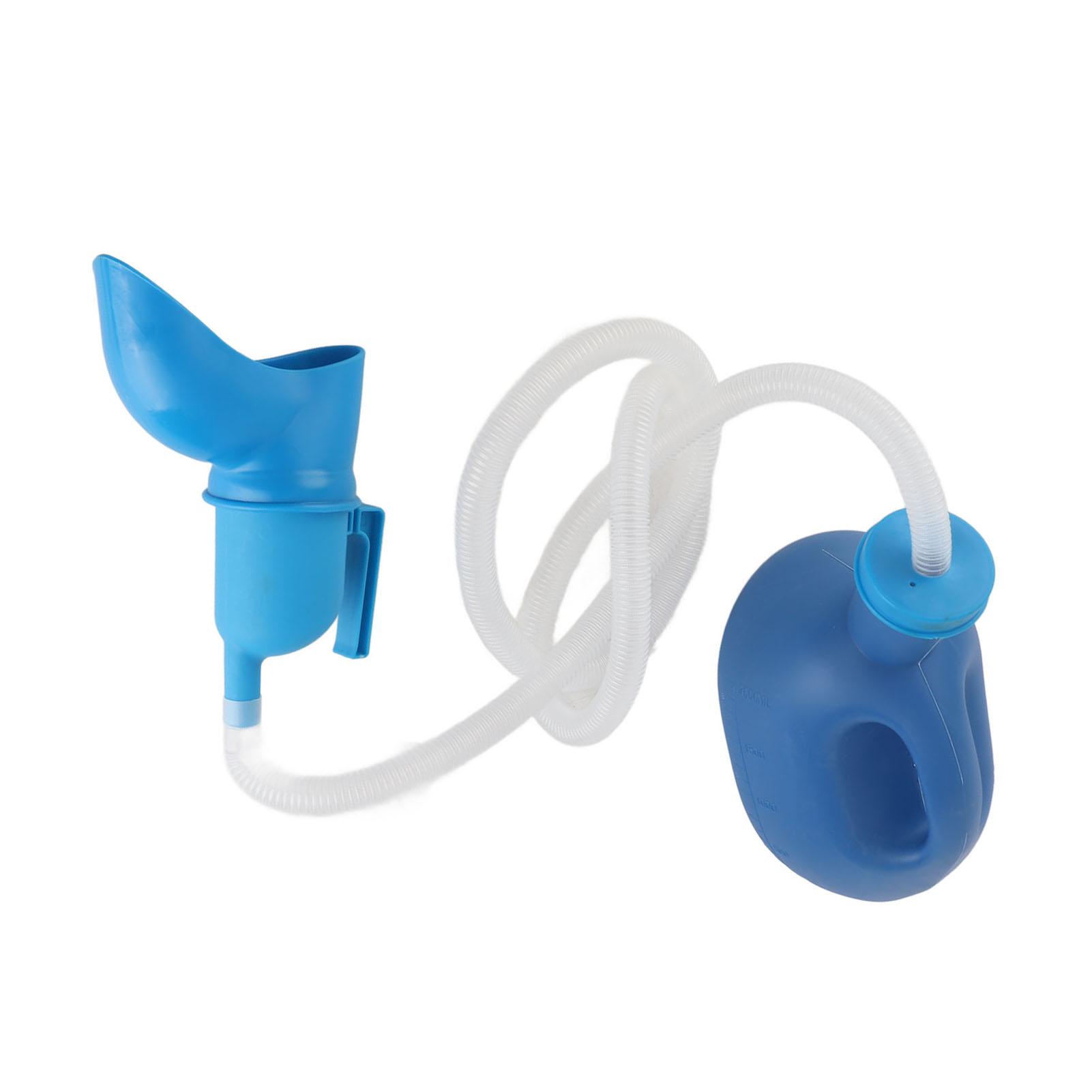 Health & Beauty PRODUCT Unisex Potje Urinaal 2000ML Capaciteit Lekvrije Urinaalfles met Flexibele Lange Buis voor Ouderen