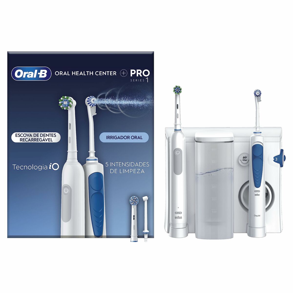 Oral B Monddouche Oral Health Center met pro series 1 elektrische tandenborstel