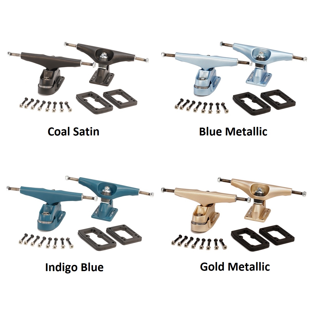 Carver  C7 Hollow Surfskate - Truck Set - Blue Metallic