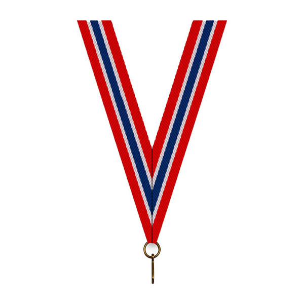 Sportprijzen Leiden Halslint - Rood Wit Blauw Rood