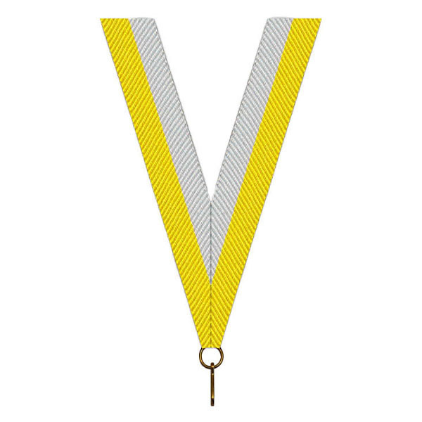 Sportprijzen Leiden Halslint - Geel Wit