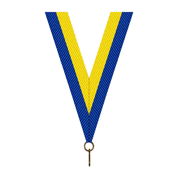 Sportprijzen Leiden Halslint - Blauw Geel