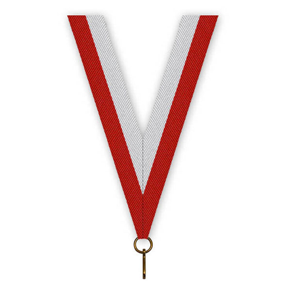 Sportprijzen Leiden Halslint - Rood Wit