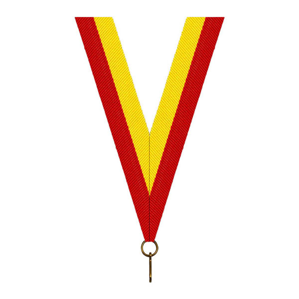 Sportprijzen Leiden Halslint - Rood Geel